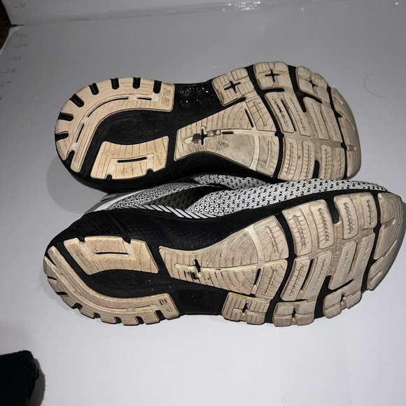 Brooks Men's Running Shoes - Black and White used - Picture 2 of 3